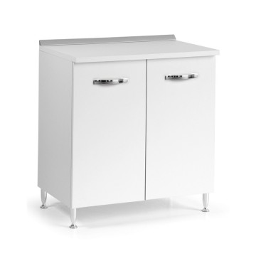 Kuhinjska osnovna enota 80x50x85H dvoje vrat beli pepel