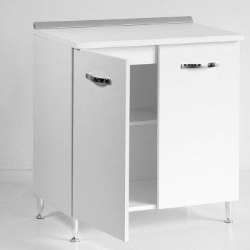 Kuhinjska osnovna enota 80x50x85H dvoje vrat beli pepel