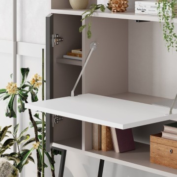 Večnamenska omara Tatti light mocha bela antracit