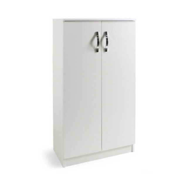 Gabriella 130 cm bela omara za čevlje v pepelnato-beli barvi Gabriella 130 cm bela omara za čevlje v pepelnato-beli barvi