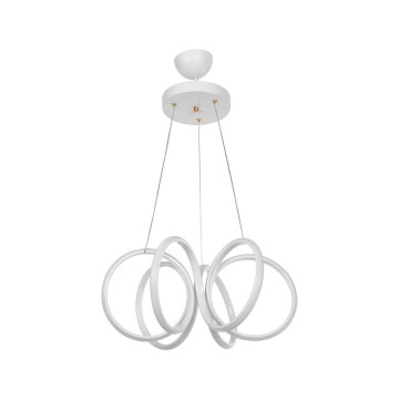 LED viseča svetilka Ilya spiralne oblike bela MDL4439