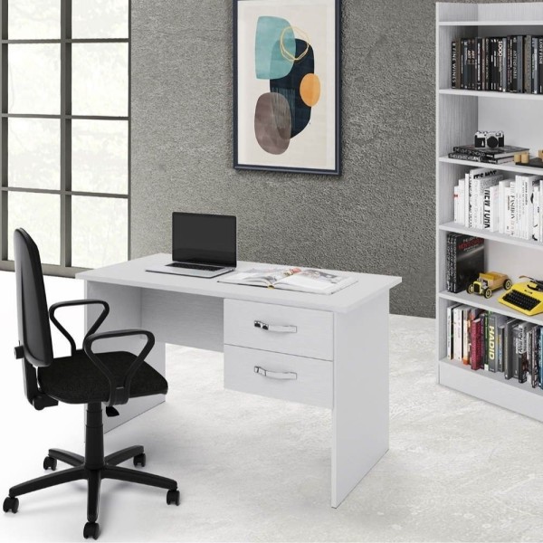 Pisalna miza Tiffany z dvema predaloma 119x64x75h cm beli pepel Pisalna miza Tiffany z dvema predaloma 119x64x75h cm beli pepel