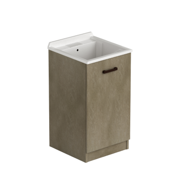 Umivalnik za perilo z vrati 47x50x86 glina