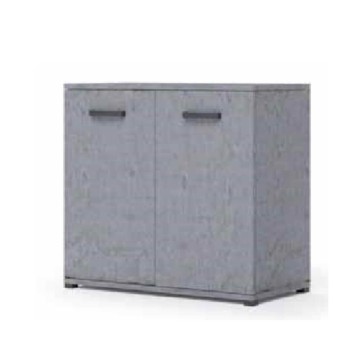 Multiuso Mini Viareggio 90 cm 2 ante Cemento