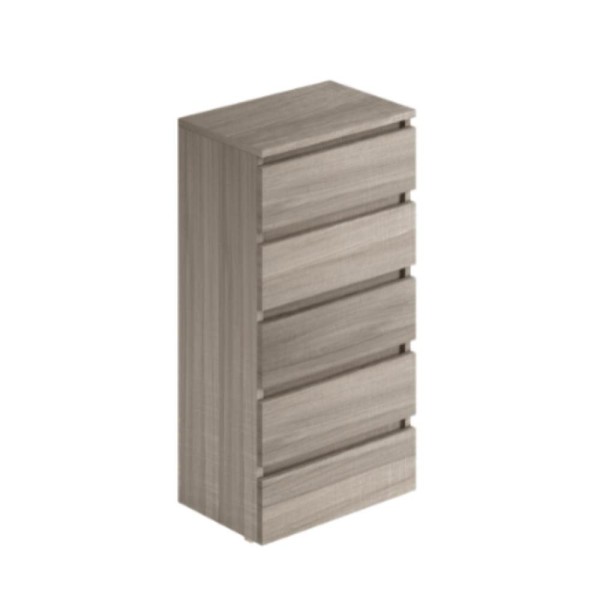 Cassettiera olmo 5 cassetti 47x40x127H Cassettiera olmo 5 cassetti 47x40x127H