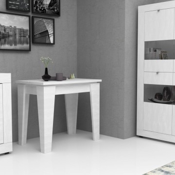 Natron bela 50x90 cm raztegljiva konzolna mizica