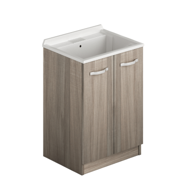 Laundry lavatoio due ante 61x50x86 olmo