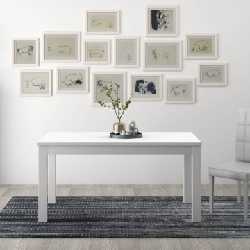 Raztegljiva miza FIRENZE 120x80 beli pepel