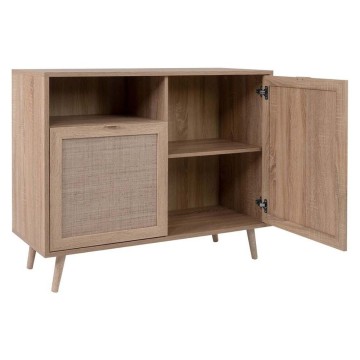 Bali sideboard 01A 2 vrata in odprt predal učinek protja