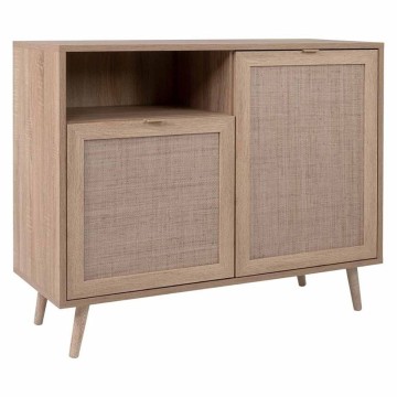 Bali sideboard 01A 2 vrata in odprt predal učinek protja
