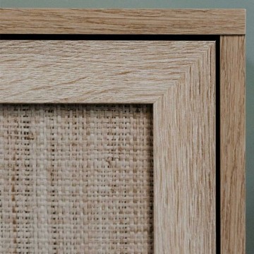 Bali sideboard 01A 2 vrata in odprt predal učinek protja