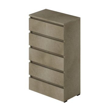 Glinena komoda 5 predalov 75x40x127H