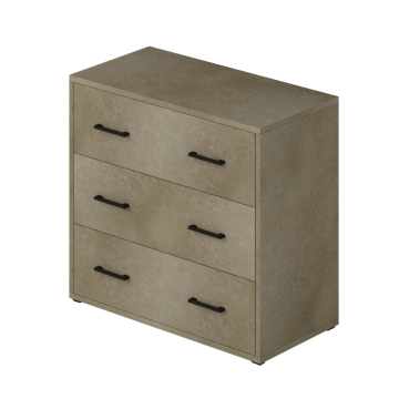Komoda 3 predali 91x45x81H glinasta