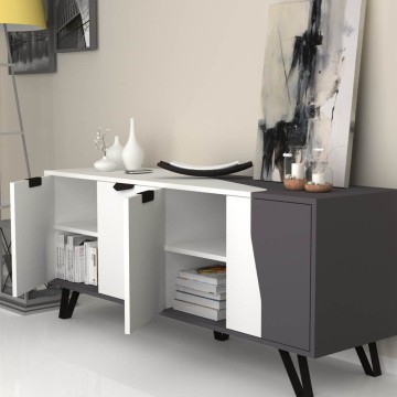 Bivak Jasmine 4 vrata 160x45x63H cm. bela litina
