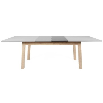 Raztegljiva miza H Epik 50A sivi hrast 160x90x75
