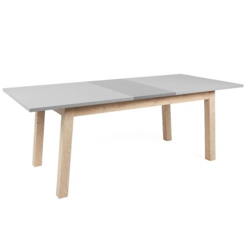 Raztegljiva miza H Epik 50A sivi hrast 160x90x75