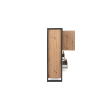 Denver High Sideboard 51 L120XP40XH140 antracitski hrast
