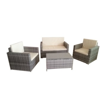 Vrtni salon WRS066G siv ratan