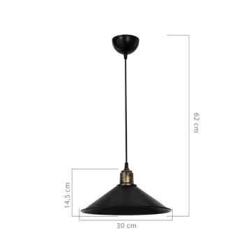 Obesna svetilka Maya črna MDL4156