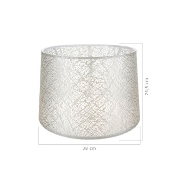 Abažur Deco ASZ1182 krem tkanina z motivom vezenja