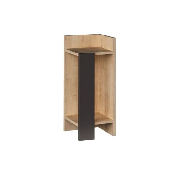 Elos design mizica za kavo hrast barva antracit panel 25x25x60h desno