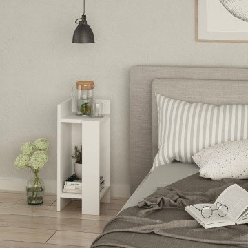 Elos design mizica za kavo bela 25x25x60h levo