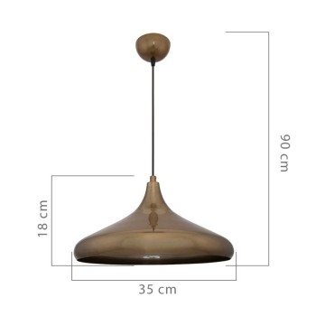Navada viseča svetilka ASZ1345 kovinski bronz