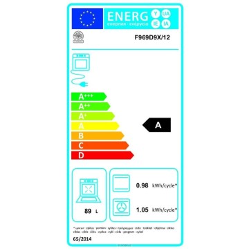 Električna pečica Bertazzoni F969D9X12 iz nerjavečega jekla